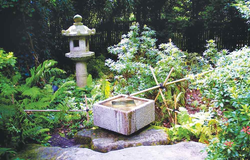 Japanische Gärten und Steingarten