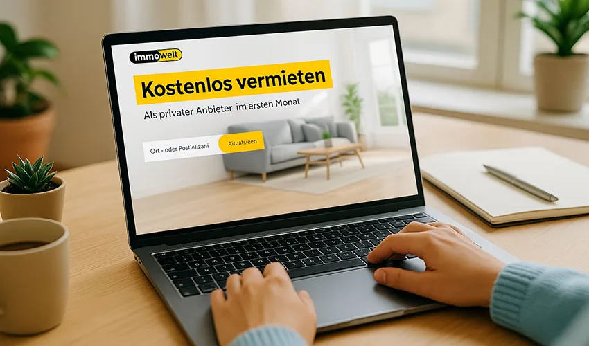 Kostenlos vermieten: Immowelt startet Gratis-Inserate für private Vermieter