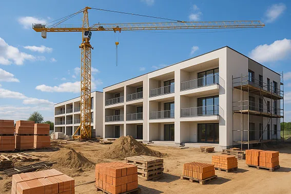 Baugenehmigungen steigen – doch der Neubau bleibt unter Bedarf