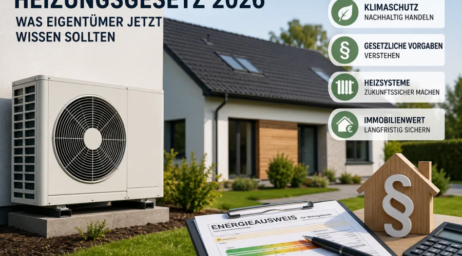 Heizungsgesetz 2026: Was Eigentümer jetzt wissen sollten
