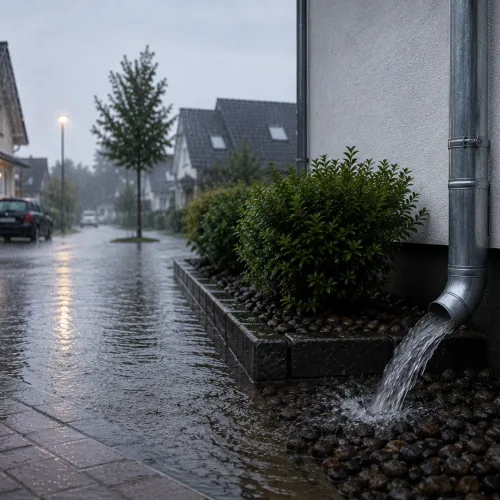 Starkregen und Rückstau: Warum Hauseigentümer jetzt vorsorgen sollten