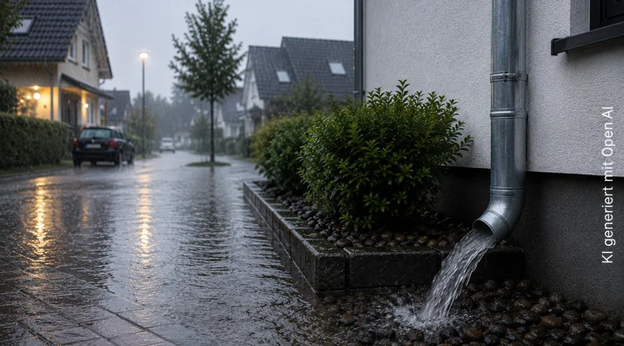 Starkregen und Rückstau: Warum Hauseigentümer jetzt vorsorgen sollten